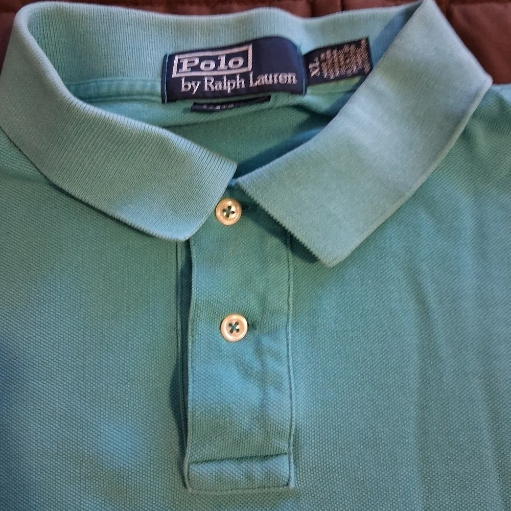 Polo Ralph Lauren Powder Blue Short-Sleeve Polo Shirt Size XL